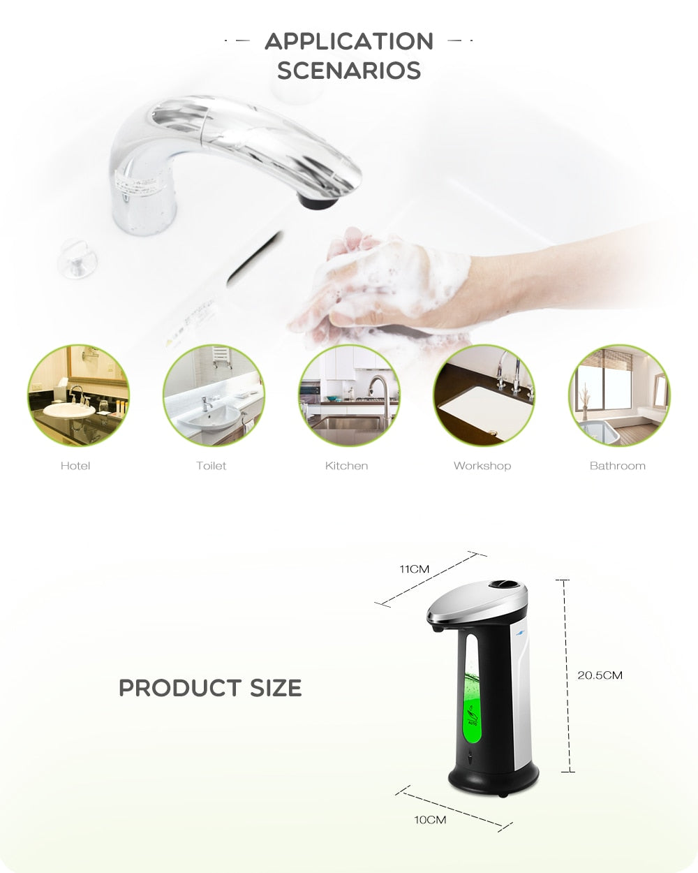 Automatic Liquid Soap Dispenser | Pinnacle Home